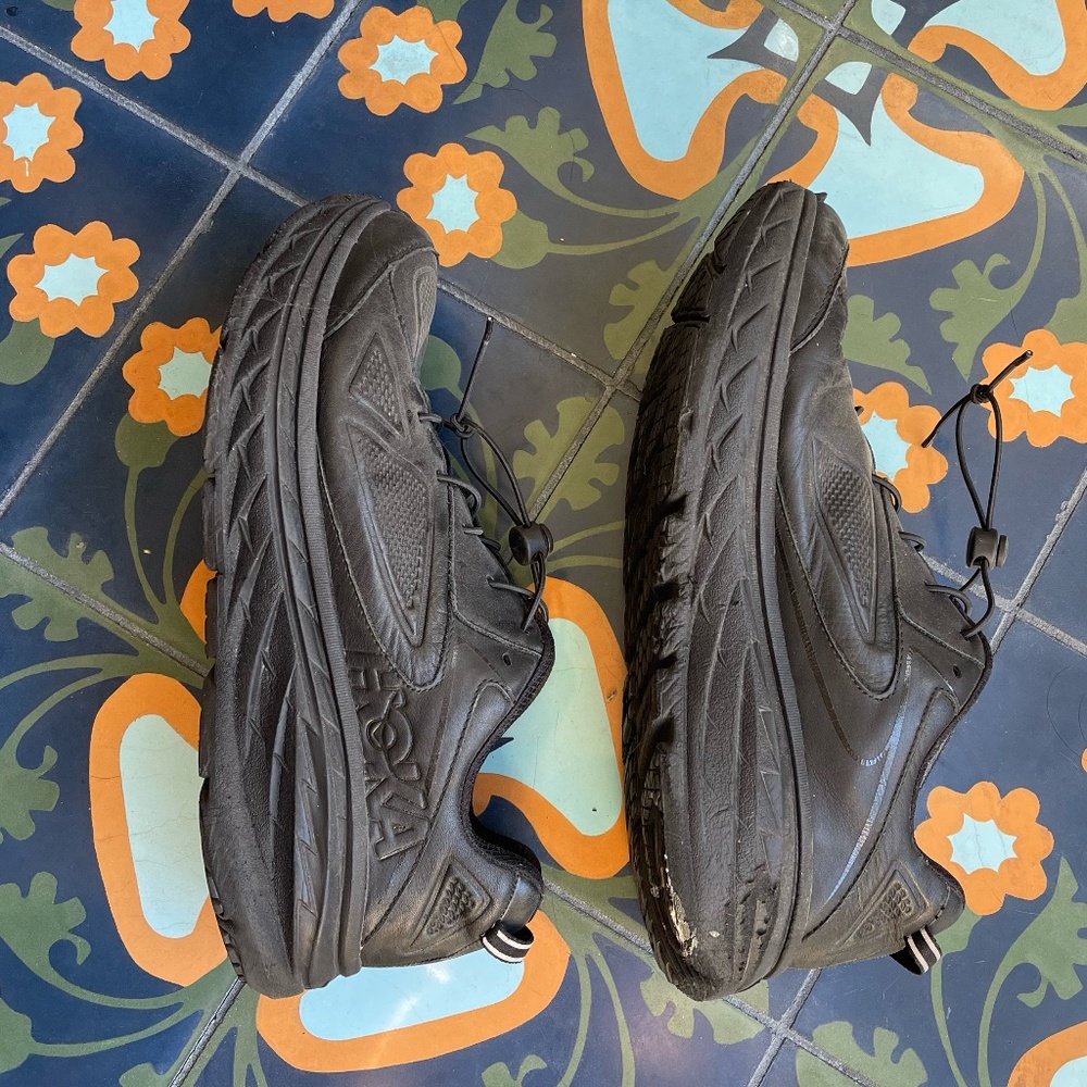 HOKA ONE ONE Leather Black